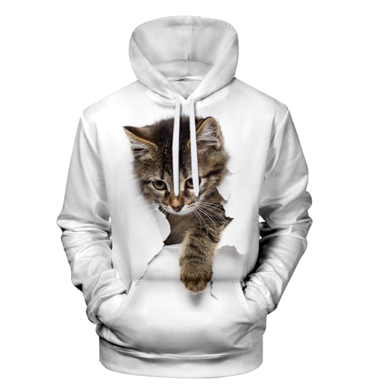 Cute Cat Hoodies Men Women Sweatshirt